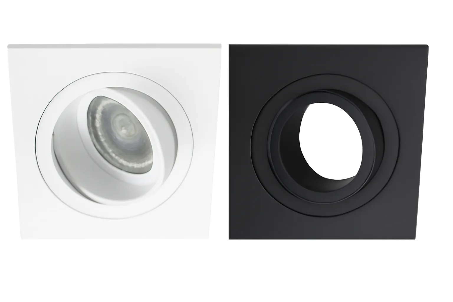 Faretti da incasso quadrati