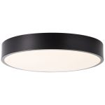 Brilliant Slimline Luce da soffitto Metallo Plastica Nero Bianca 22W 2400lm - 830 Luce Calda -  | 330mm
