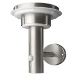 Ledvance LED Luce da parete Endura Stile Doppio Circle Steel 6W 400lm - 830 Luce Calda | Solar - Sensore di movimento e luce 