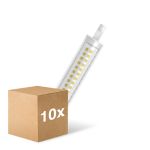 Confezione Multipack 10x Osram Slim Line LED R7s 118mm 12W 1521lm - 827 Bianco Molto Caldo | Sostitutiva 100W