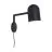 It's about RoMi Luce Da Parete Marseille Ferro Nero | Adatto per 1x E27 