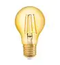 Osram Vintage 1906 LED E27 Pera Filamento Oro 6.5W 725lm - 824 Bianco Molto Caldo | Sostitutiva 60W