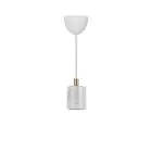 Nordlux Siv Luce Pendente Marmo e Metallo Bianca | 65mm - Adatto per E27