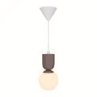 Nordlux Sadie Luce Pendente Composite Marrone | Adatto per 1x E14
