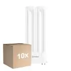 Confezione Multipack 10x Ledvance DULUX-F LED 8W - 840 Bianco Freddo | 4-Pin - Sostitutiva 18W
